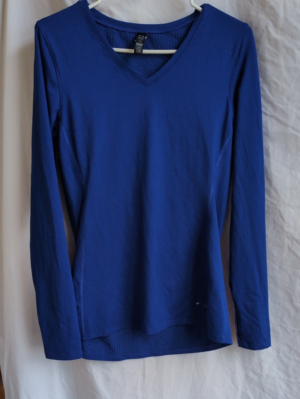 Under Armour Royal Blue V-Neck Long Sleeve Tee